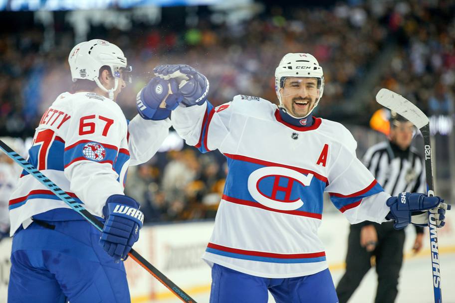 Brendan Gallagher segna la terza rete per i Canadiens (Reuters)